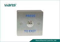 Imprensa do metal ao botão da saída da porta, tecla da saída da liberação da porta para a porta automática