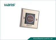 Botão infravermelho/impulso da saída da porta ao interruptor de saída com o sensor livre do toque, placa de aço inoxidável