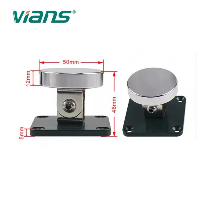 Suporte magnético liga de zinco da porta de fogo com o suporte da porta da parede do assoalho da liberação da emergência 1