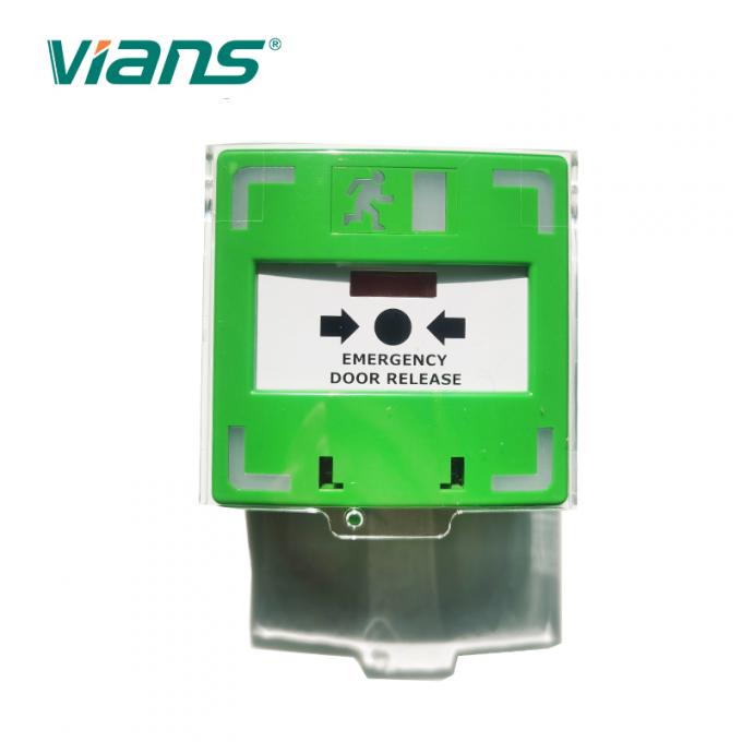 Liberação do botão da saída da porta da emergência IP55 do alarme de incêndio do PC do ABS urgente 0