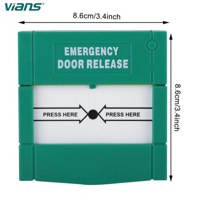 Interruptor de acesso do controle do interruptor do botão de liberação da porta do FCC ROHS da emergência 1
