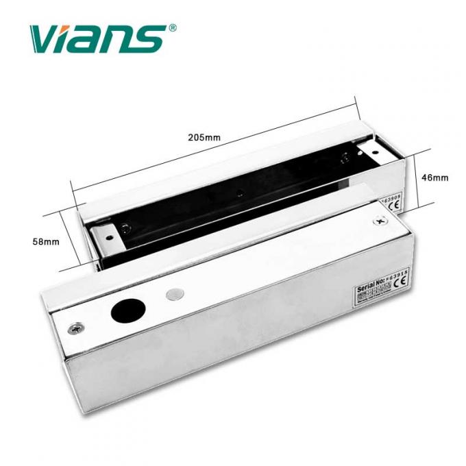 Suportes de aço inoxidável do fechamento do parafuso de Electonic para a porta de vidro Frameless 0