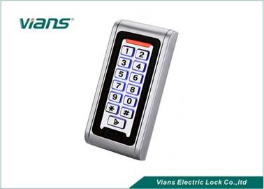 Teclado numérico autônomo impermeável do controle de acesso com o cartão de leitura do EM da luz 5-15CM RFID